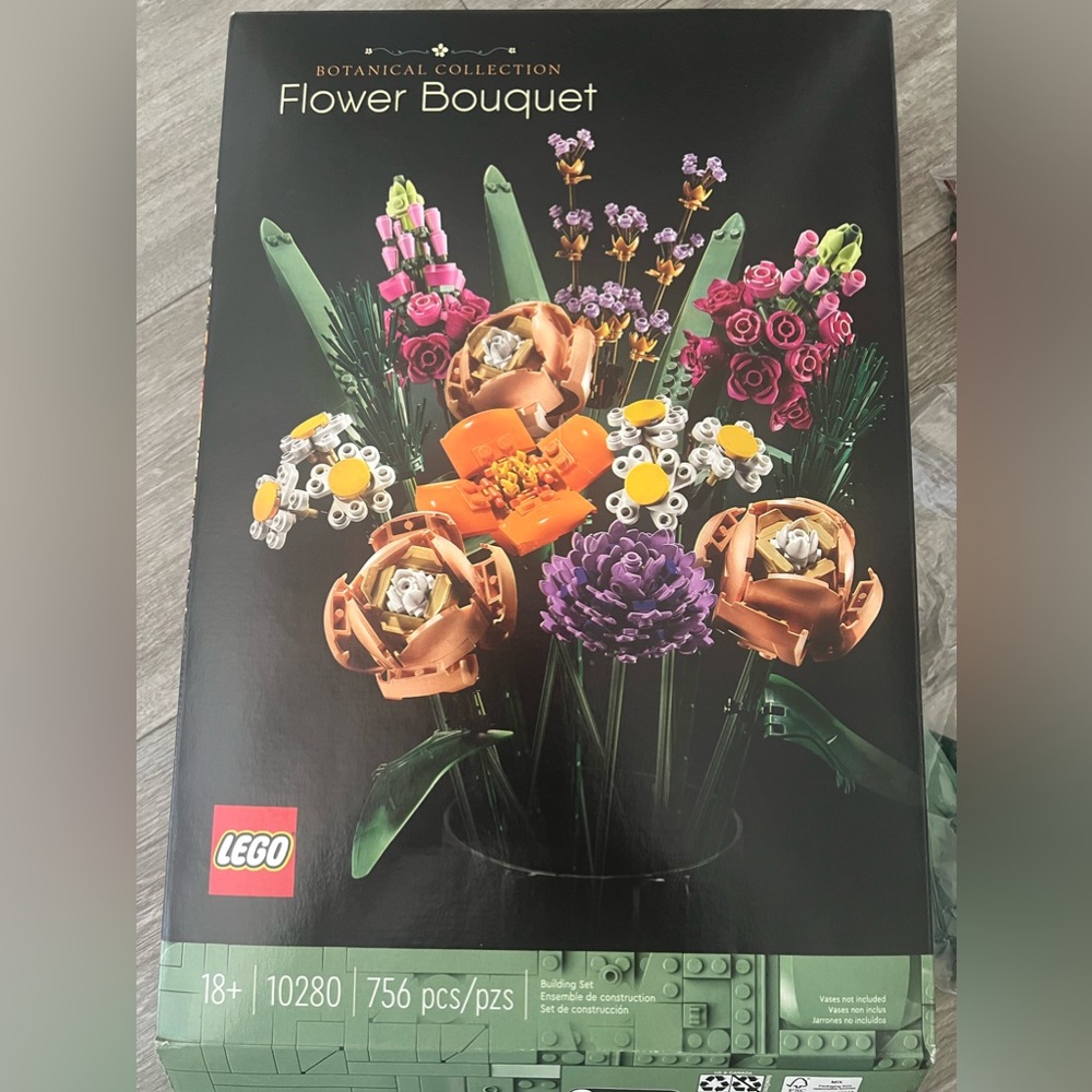 Flower bouquet Lego set